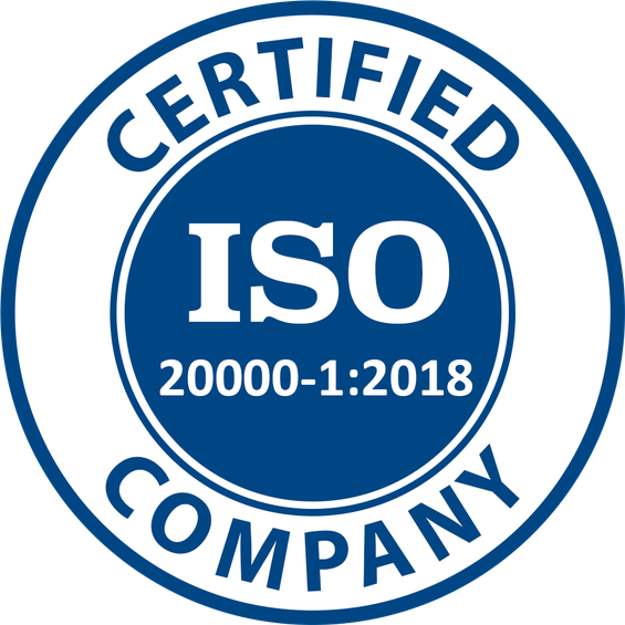 ISO 20000-1:2018 Certified